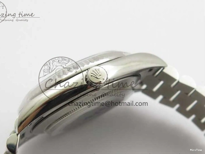 MiroTime 0111 Neat Day-Date 40mm 228239 BP New Dial Version 904 SS RG Stick Markers Dial on SS President Bracelet A 2819